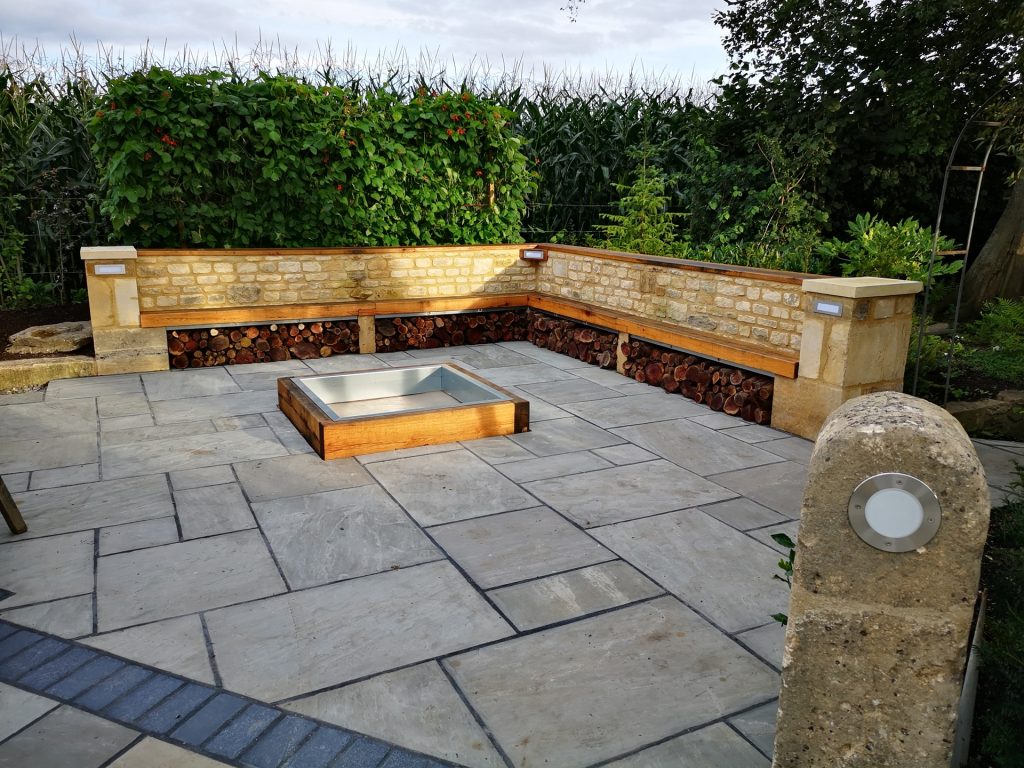 garden patios and walls Bath slabs